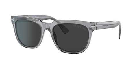 Prada PR 04YS 56 Polarized Black & Transparent .